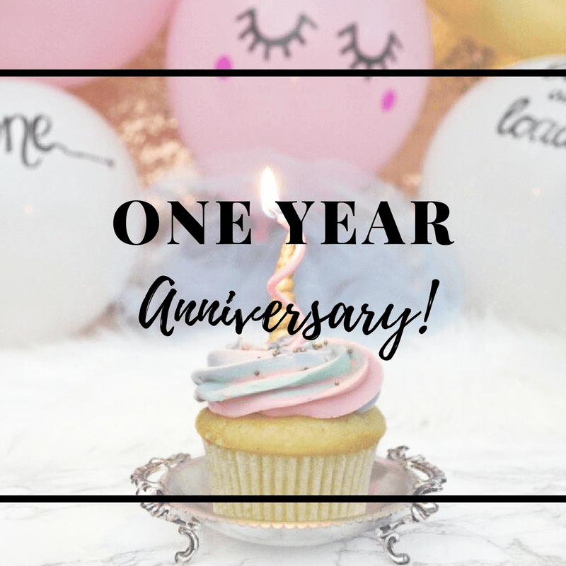 Happy 1 Year Anniversary to Me!