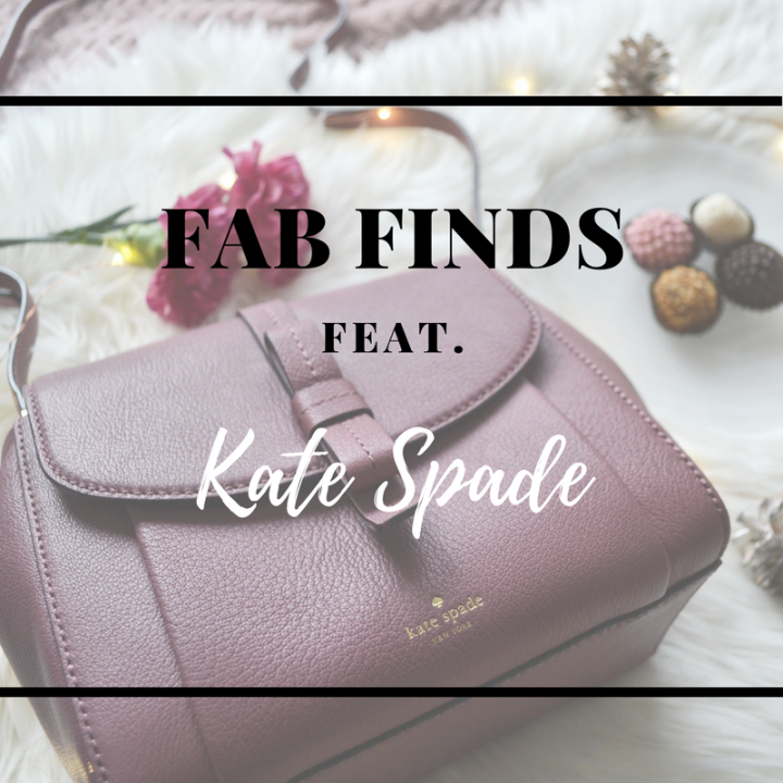 FAB FINDS Feat. Kate Spade purse